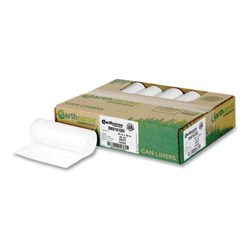 Earthsense® Commercial Linear-low-density Recycled Tall Kitchen Bags, 13 Gal, 0.85 Mil, 24" X 33", White, 150-box freeshipping - TVN Wholesale